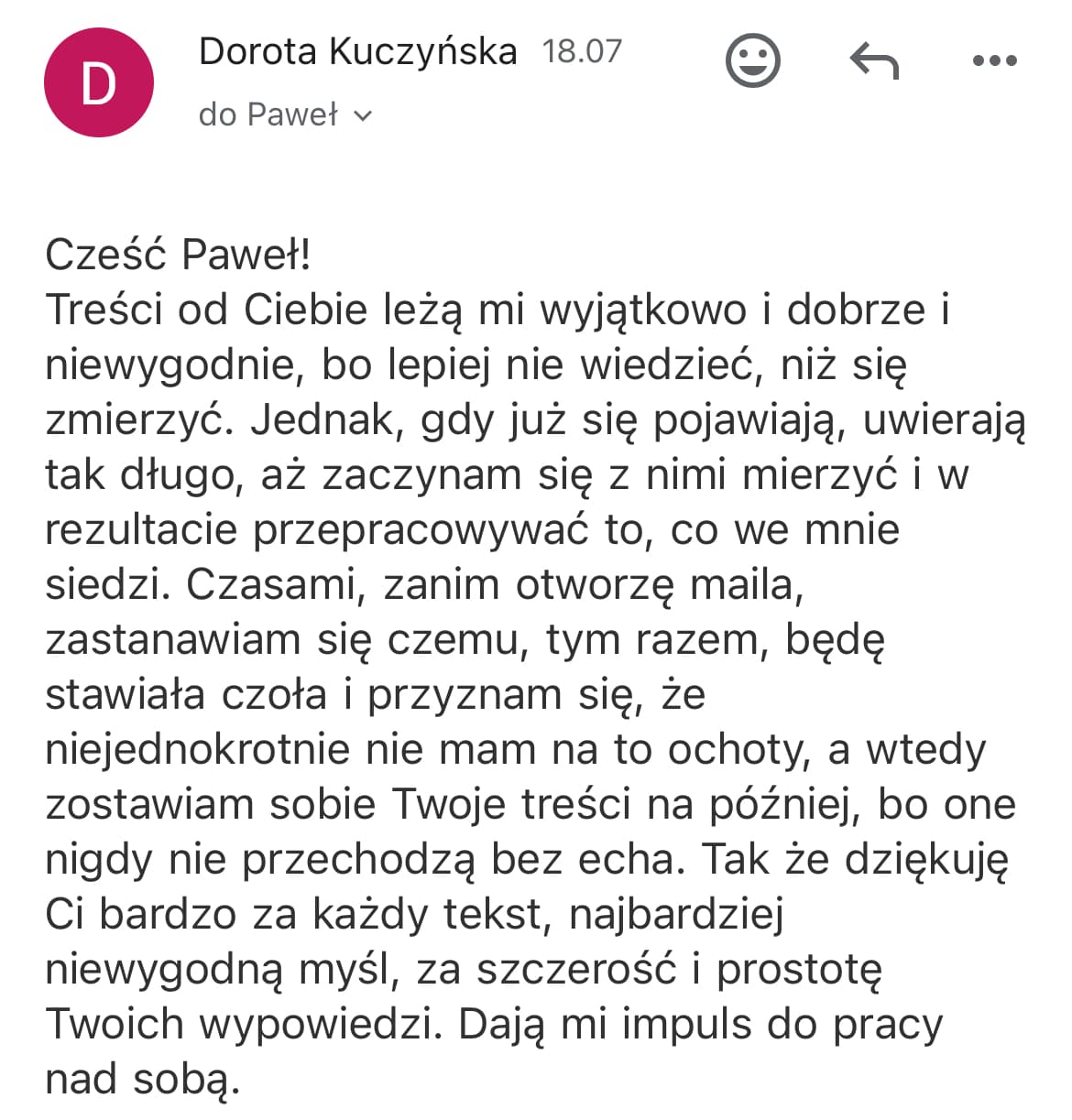 Referencja Dorota